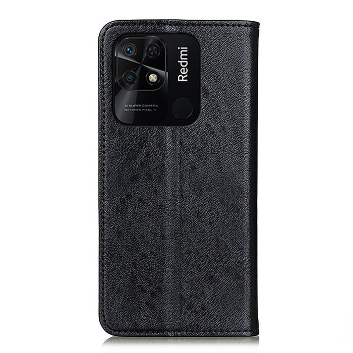 Estuche magnético para teléfono de cuero con textura de Crazy Horse, For Xiaomi Redmi 10C/Redmi 10 India/Redmi 10 Power/Poco C40, For Xiaomi Redmi K40S/Redmi K40S Pro 5G/Xiaomi Poco F4 5G, For Xiaomi Redmi K50 / K50 Pro
