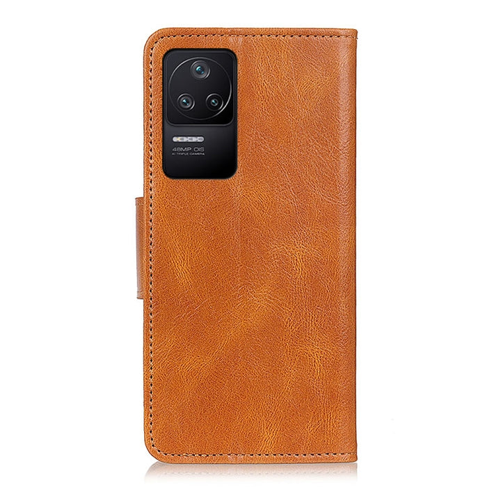 Mirren Crazy Horse Funda de piel para teléfono con textura, For Xiaomi Redmi K40S/Redmi K40S Pro 5G/Xiaomi Poco F4 5G, For Xiaomi Redmi K50 / K50 Pro