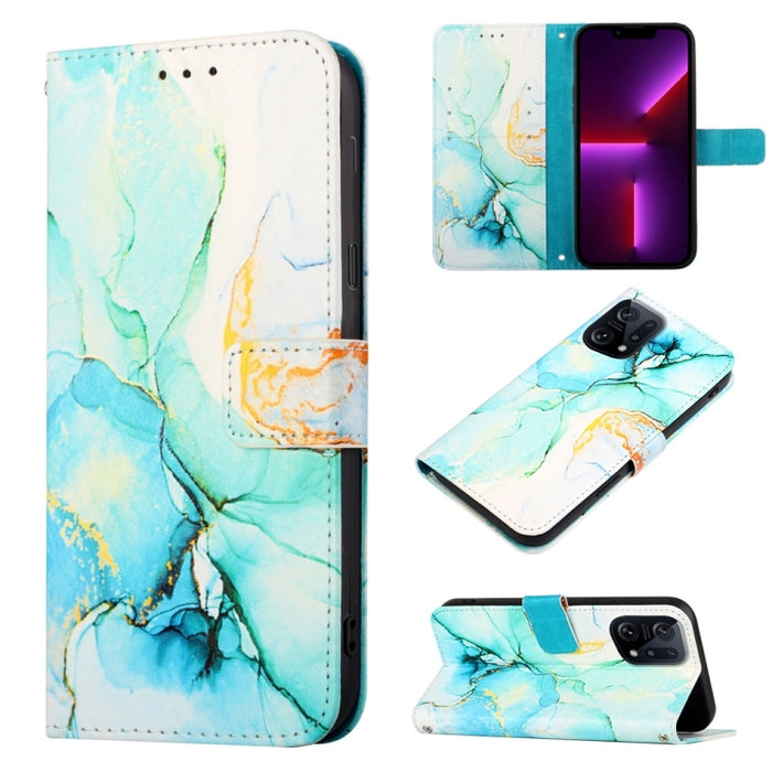 PT003 Estuche para teléfono de cuero con tapa y patrón de mármol, For Xiaomi Redmi 10 Prime+ 5G / Note 11E, For Xiaomi Redmi 10C 4G / Redmi 10 India, For Samsung Galaxy A03s 165.8mm, For OPPO Find X5, For OPPO Find X5 Pro, For OPPO Realme GT Neo3      ...