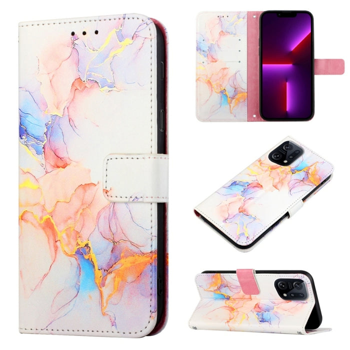 PT003 Estuche para teléfono de cuero con tapa y patrón de mármol, For Xiaomi Redmi 10 Prime+ 5G / Note 11E, For Xiaomi Redmi 10C 4G / Redmi 10 India, For Samsung Galaxy A03s 165.8mm, For OPPO Find X5, For OPPO Find X5 Pro, For OPPO Realme GT Neo3      ...