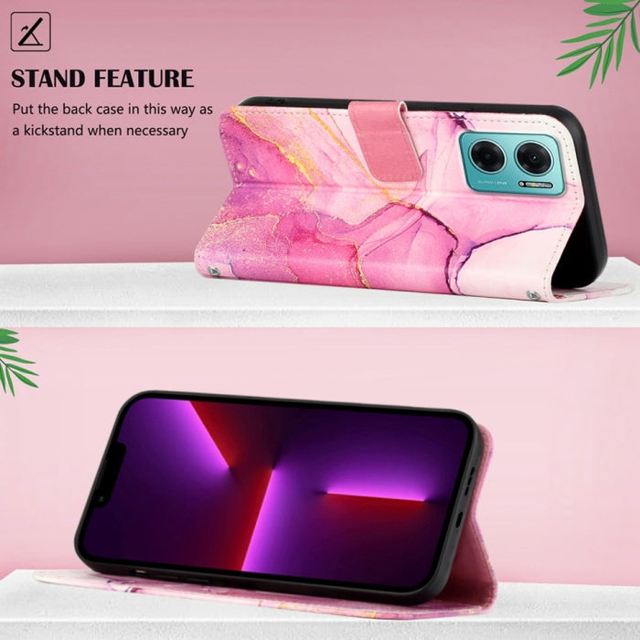PT003 Estuche para teléfono de cuero con tapa y patrón de mármol, For Xiaomi Redmi 10 Prime+ 5G / Note 11E, For Xiaomi Redmi 10C 4G / Redmi 10 India, For Samsung Galaxy A03s 165.8mm, For OPPO Find X5, For OPPO Find X5 Pro, For OPPO Realme GT Neo3      ...