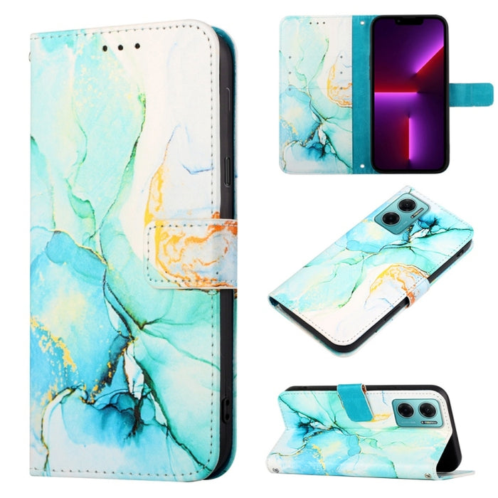 PT003 Estuche para teléfono de cuero con tapa y patrón de mármol, For Xiaomi Redmi 10 Prime+ 5G / Note 11E, For Xiaomi Redmi 10C 4G / Redmi 10 India, For Samsung Galaxy A03s 165.8mm, For OPPO Find X5, For OPPO Find X5 Pro, For OPPO Realme GT Neo3      ...