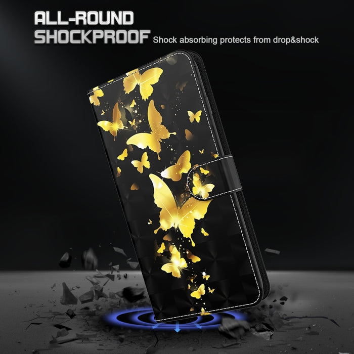 Patrón de pintura 3D TPU + funda de teléfono de cuero PU, For Xiaomi Poco M4 Pro, For Xiaomi Poco X4 Pro 5G, For Xiaomi Redmi Note 10 Lite, For Xiaomi Redmi Note 11, For Xiaomi Redmi Note 11 Pro / 11 Pro+, For Xiaomi Redmi Note 8 2021, For Xiaomi Redmi...