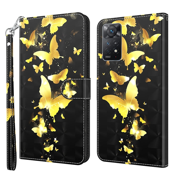 Patrón de pintura 3D TPU + funda de teléfono de cuero PU, For Xiaomi Poco M4 Pro, For Xiaomi Poco X4 Pro 5G, For Xiaomi Redmi Note 10 Lite, For Xiaomi Redmi Note 11, For Xiaomi Redmi Note 11 Pro / 11 Pro+, For Xiaomi Redmi Note 8 2021, For Xiaomi Redmi...