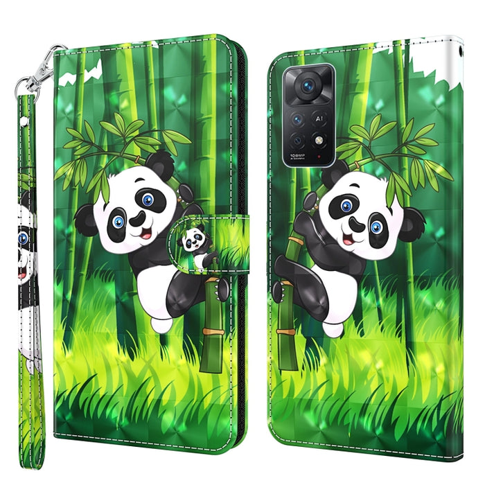 Patrón de pintura 3D TPU + funda de teléfono de cuero PU, For Xiaomi Poco M4 Pro, For Xiaomi Poco X4 Pro 5G, For Xiaomi Redmi Note 10 Lite, For Xiaomi Redmi Note 11, For Xiaomi Redmi Note 11 Pro / 11 Pro+, For Xiaomi Redmi Note 8 2021, For Xiaomi Redmi...