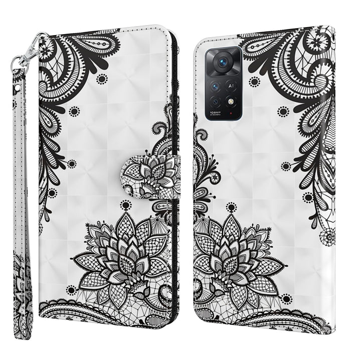 Patrón de pintura 3D TPU + funda de teléfono de cuero PU, For Xiaomi Poco M4 Pro, For Xiaomi Poco X4 Pro 5G, For Xiaomi Redmi Note 10 Lite, For Xiaomi Redmi Note 11, For Xiaomi Redmi Note 11 Pro / 11 Pro+, For Xiaomi Redmi Note 8 2021, For Xiaomi Redmi...