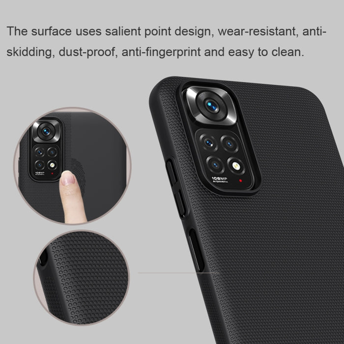 Estuche para teléfono de PC esmerilado NILLKIN, For Xiaomi Poco M4 Pro, For Xiaomi Redmi Note 11 Pro, For Xiaomi Redmi Note 11 4G Global, For Xiaomi Redmi Note 11S, For OPPO Realme 9i, For OPPO Realme GT2 Pro                                            ...