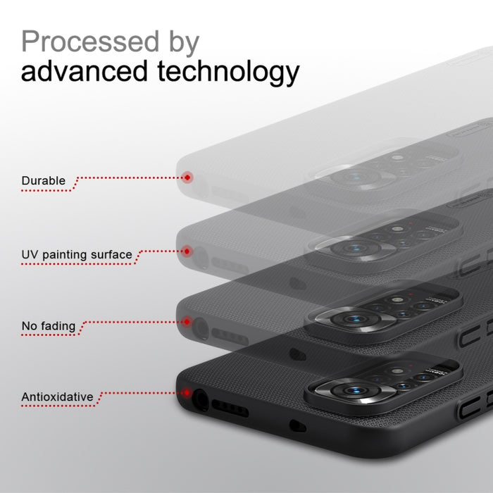 Estuche para teléfono de PC esmerilado NILLKIN, For Xiaomi Poco M4 Pro, For Xiaomi Redmi Note 11 Pro, For Xiaomi Redmi Note 11 4G Global, For Xiaomi Redmi Note 11S, For OPPO Realme 9i, For OPPO Realme GT2 Pro                                            ...