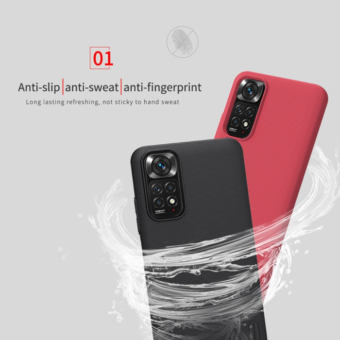 Estuche para teléfono de PC esmerilado NILLKIN, For Xiaomi Poco M4 Pro, For Xiaomi Redmi Note 11 Pro, For Xiaomi Redmi Note 11 4G Global, For Xiaomi Redmi Note 11S, For OPPO Realme 9i, For OPPO Realme GT2 Pro                                            ...