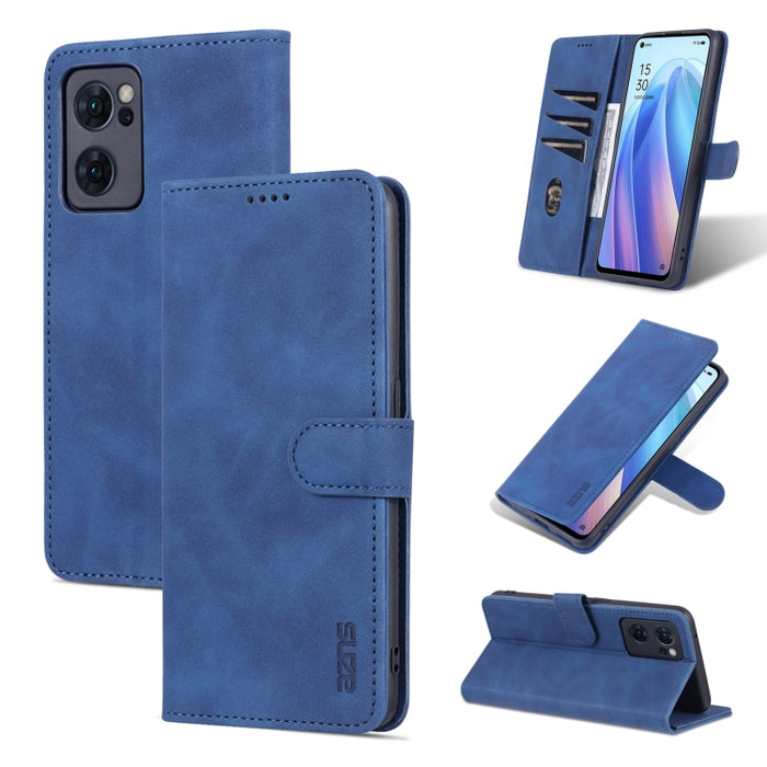 AZNS Skin Feel Calf Texture Flip Funda de cuero para teléfono, For Xiaomi Redmi K50 / K50 Pro, For OPPO Reno7 Global, For OPPO Reno7 SE 5G