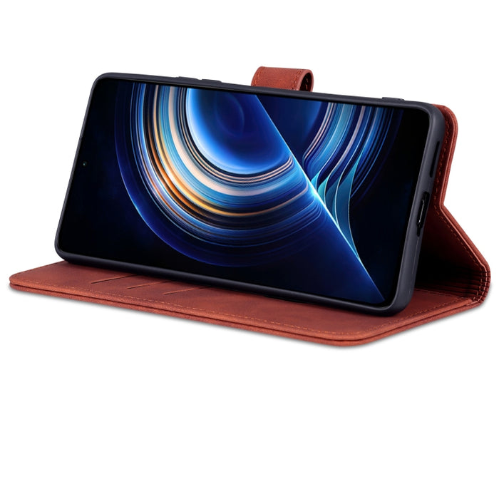 AZNS Skin Feel Calf Texture Flip Funda de cuero para teléfono, For Xiaomi Redmi K50 / K50 Pro, For OPPO Reno7 Global, For OPPO Reno7 SE 5G