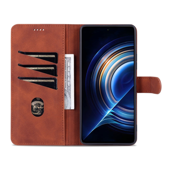 AZNS Skin Feel Calf Texture Flip Funda de cuero para teléfono, For Xiaomi Redmi K50 / K50 Pro, For OPPO Reno7 Global, For OPPO Reno7 SE 5G