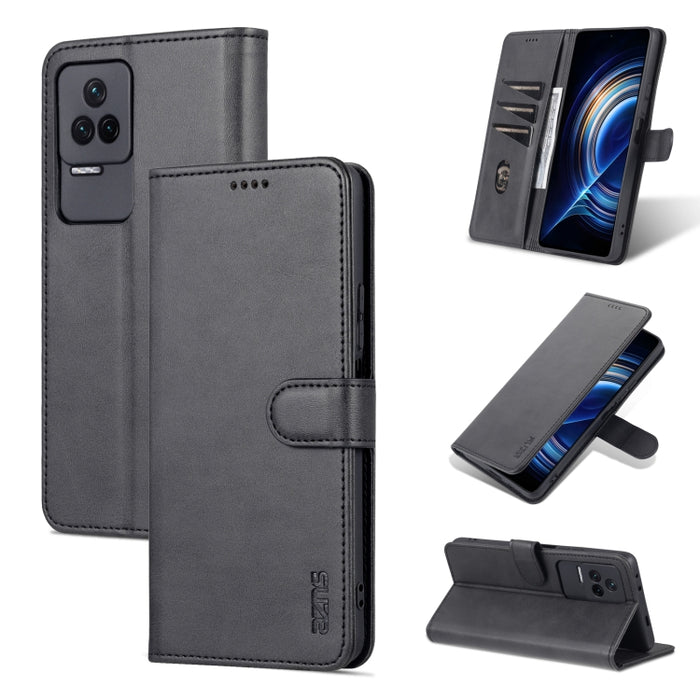 AZNS Skin Feel Calf Texture Flip Funda de cuero para teléfono, For Xiaomi Redmi K50 / K50 Pro, For OPPO Reno7 Global, For OPPO Reno7 SE 5G