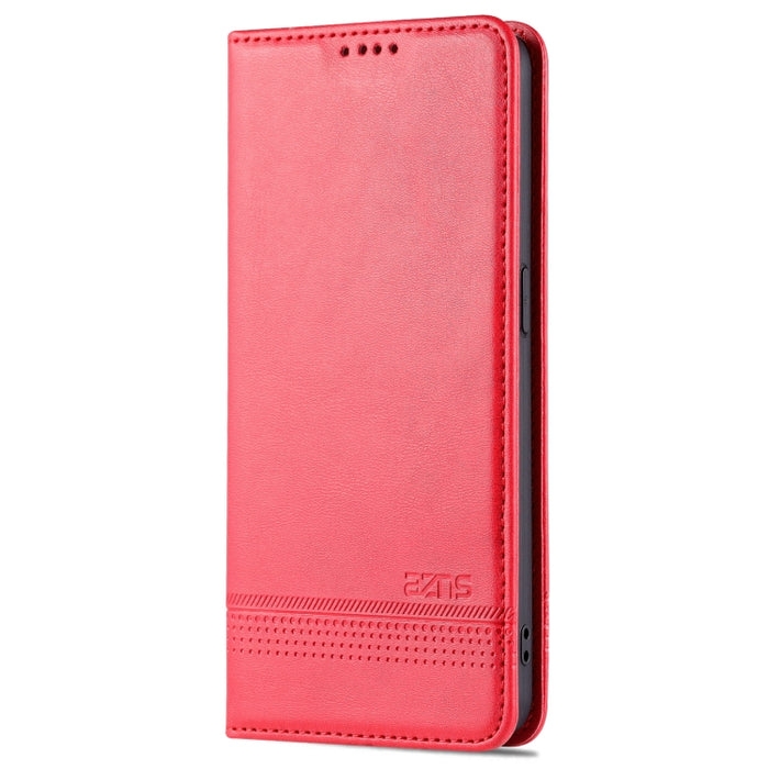 AZNS Funda de cuero con tapa magnética con textura de becerro para teléfono, For OPPO Reno7 Global, For Honor 60 SE, For Samsung Galaxy A73 5G, For Xiaomi 12 / 12X