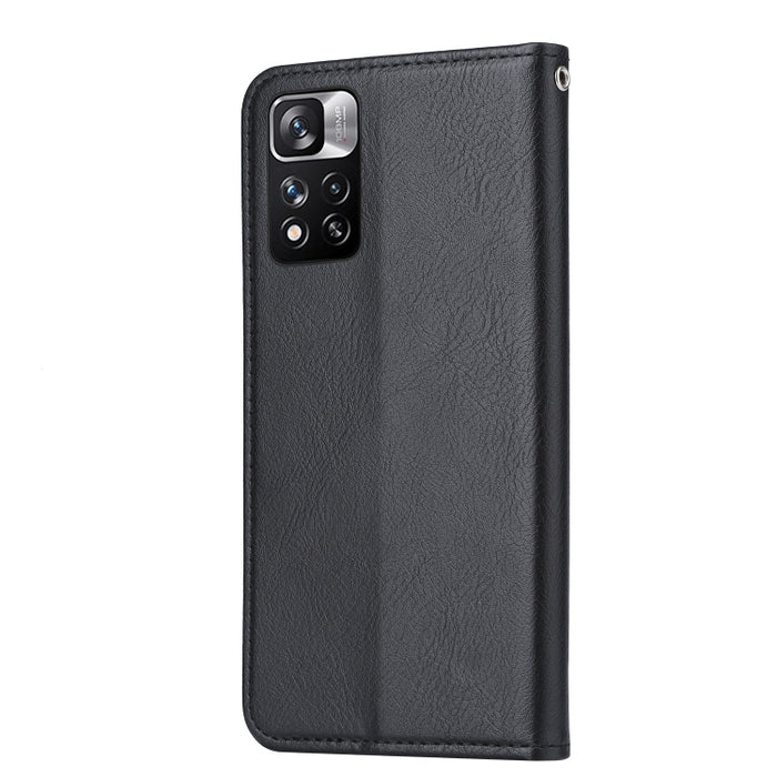Estuche de cuero con tapa horizontal con textura de piel amasada, For Xiaomi Redmi Note 11 Pro 4G Global, For Xiaomi Redmi Note 11S / Note 11 4G Global