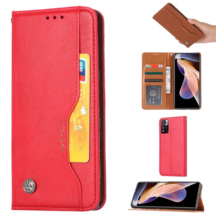 Estuche de cuero con tapa horizontal con textura de piel amasada, For Xiaomi Redmi Note 11 Pro 4G Global, For Xiaomi Redmi Note 11S / Note 11 4G Global