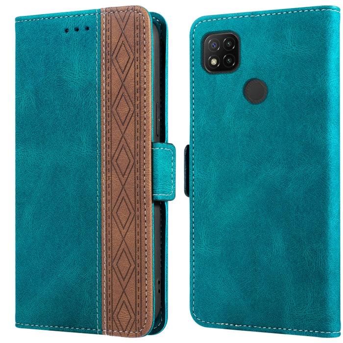 Estuche para teléfono de cuero RFID con costuras laterales magnéticas, For Xiaomi Redmi 9, For Xiaomi Redmi 9A, For Xiaomi Redmi 9C, For Xiaomi Redmi 9T, For Xiaomi Redmi Note 9 Pro 4G / 9S, For Xiaomi Redmi Note 9 / 10X, For Xiaomi Redmi Note 9T 5G   ...