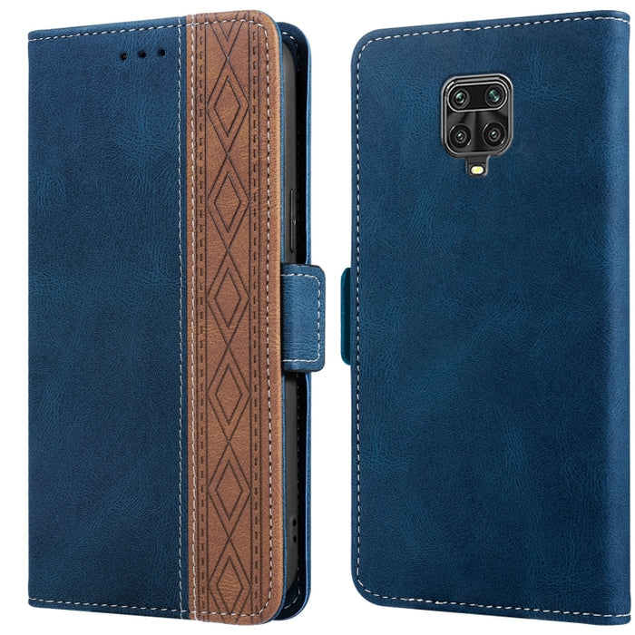 Estuche para teléfono de cuero RFID con costuras laterales magnéticas, For Xiaomi Redmi 9, For Xiaomi Redmi 9A, For Xiaomi Redmi 9C, For Xiaomi Redmi 9T, For Xiaomi Redmi Note 9 Pro 4G / 9S, For Xiaomi Redmi Note 9 / 10X, For Xiaomi Redmi Note 9T 5G   ...