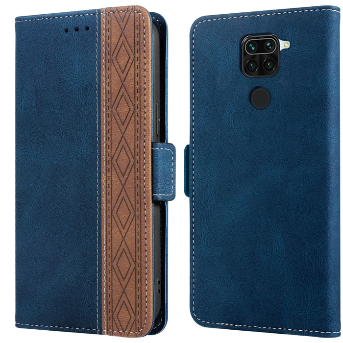 Estuche para teléfono de cuero RFID con costuras laterales magnéticas, For Xiaomi Redmi 9, For Xiaomi Redmi 9A, For Xiaomi Redmi 9C, For Xiaomi Redmi 9T, For Xiaomi Redmi Note 9 Pro 4G / 9S, For Xiaomi Redmi Note 9 / 10X, For Xiaomi Redmi Note 9T 5G   ...