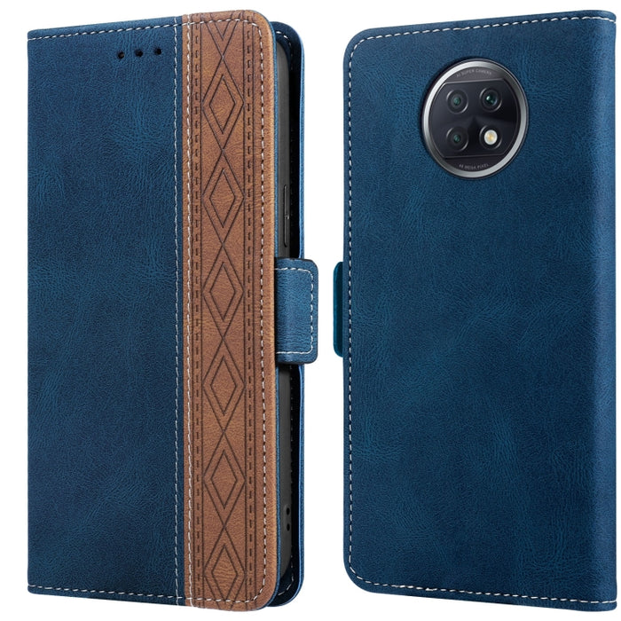 Estuche para teléfono de cuero RFID con costuras laterales magnéticas, For Xiaomi Redmi 9, For Xiaomi Redmi 9A, For Xiaomi Redmi 9C, For Xiaomi Redmi 9T, For Xiaomi Redmi Note 9 Pro 4G / 9S, For Xiaomi Redmi Note 9 / 10X, For Xiaomi Redmi Note 9T 5G   ...