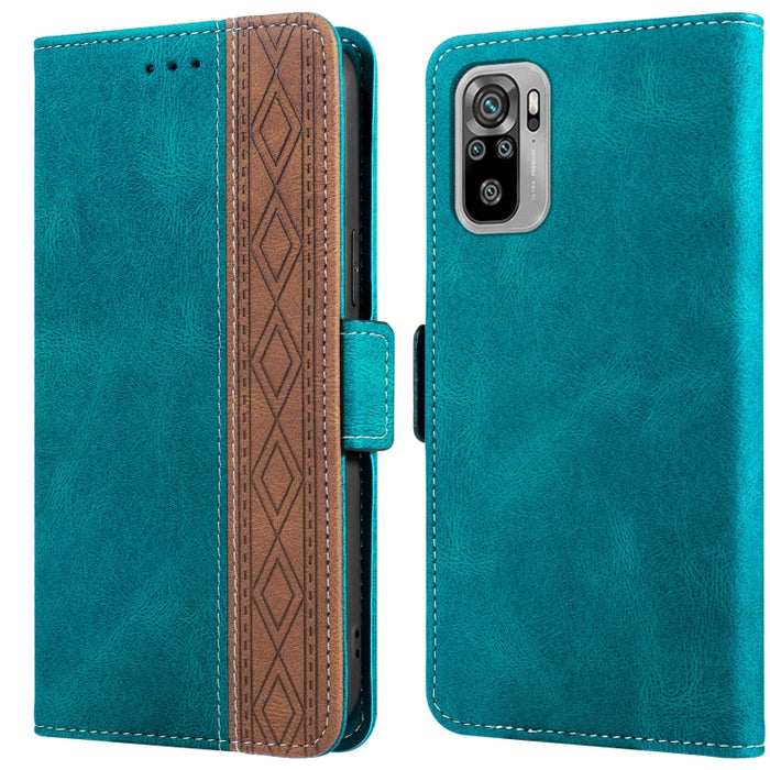 Estuche para teléfono de cuero RFID con costuras laterales magnéticas, For Xiaomi Redmi 9, For Xiaomi Redmi 9A, For Xiaomi Redmi 9C, For Xiaomi Redmi 9T, For Xiaomi Redmi Note 9 Pro 4G / 9S, For Xiaomi Redmi Note 9 / 10X, For Xiaomi Redmi Note 9T 5G   ...