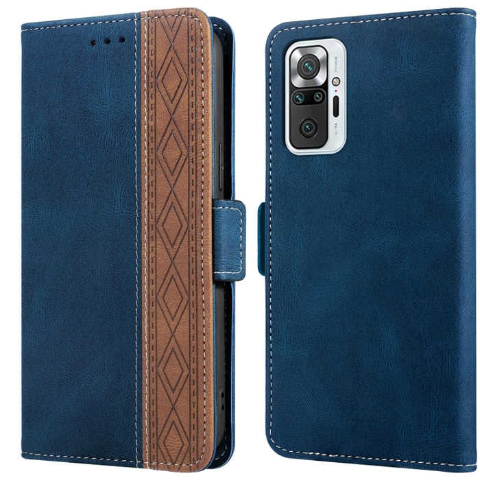 Estuche para teléfono de cuero RFID con costuras laterales magnéticas, For Xiaomi Redmi 9, For Xiaomi Redmi 9A, For Xiaomi Redmi 9C, For Xiaomi Redmi 9T, For Xiaomi Redmi Note 9 Pro 4G / 9S, For Xiaomi Redmi Note 9 / 10X, For Xiaomi Redmi Note 9T 5G   ...