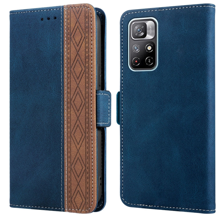 Estuche para teléfono de cuero RFID con costuras laterales magnéticas, For Xiaomi Redmi 9, For Xiaomi Redmi 9A, For Xiaomi Redmi 9C, For Xiaomi Redmi 9T, For Xiaomi Redmi Note 9 Pro 4G / 9S, For Xiaomi Redmi Note 9 / 10X, For Xiaomi Redmi Note 9T 5G   ...