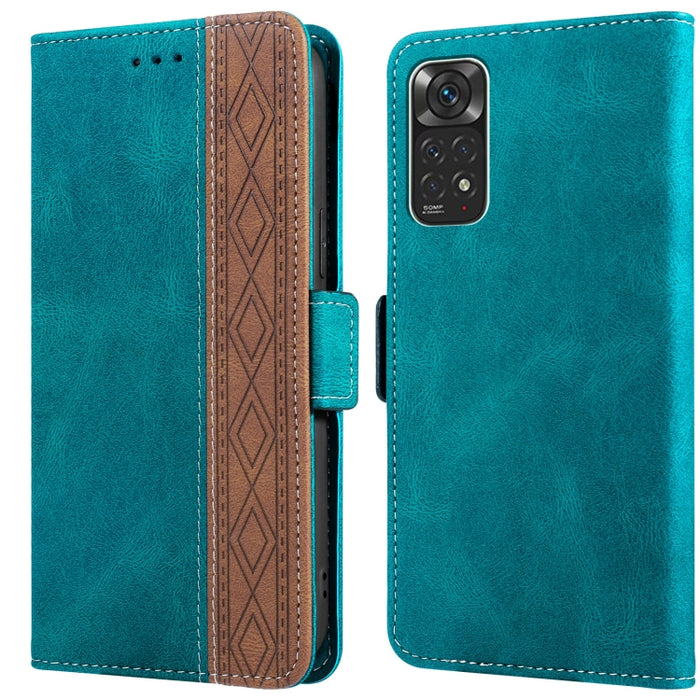 Estuche para teléfono de cuero RFID con costuras laterales magnéticas, For Xiaomi Redmi 9, For Xiaomi Redmi 9A, For Xiaomi Redmi 9C, For Xiaomi Redmi 9T, For Xiaomi Redmi Note 9 Pro 4G / 9S, For Xiaomi Redmi Note 9 / 10X, For Xiaomi Redmi Note 9T 5G   ...