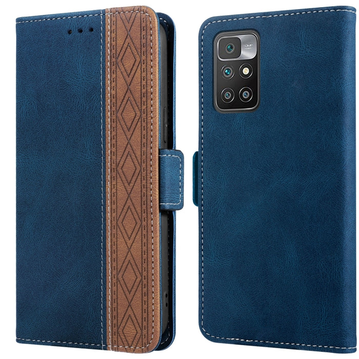 Estuche para teléfono de cuero RFID con costuras laterales magnéticas, For Xiaomi Redmi 9, For Xiaomi Redmi 9A, For Xiaomi Redmi 9C, For Xiaomi Redmi 9T, For Xiaomi Redmi Note 9 Pro 4G / 9S, For Xiaomi Redmi Note 9 / 10X, For Xiaomi Redmi Note 9T 5G   ...