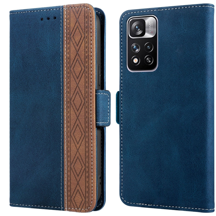 Estuche para teléfono de cuero RFID con costuras laterales magnéticas, For Xiaomi Redmi 9, For Xiaomi Redmi 9A, For Xiaomi Redmi 9C, For Xiaomi Redmi 9T, For Xiaomi Redmi Note 9 Pro 4G / 9S, For Xiaomi Redmi Note 9 / 10X, For Xiaomi Redmi Note 9T 5G   ...