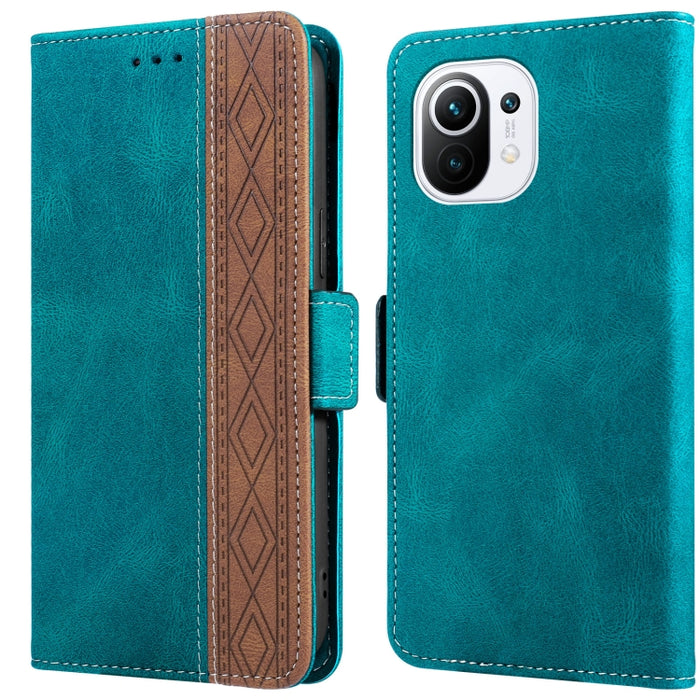 Estuche para teléfono de cuero RFID con costuras laterales magnéticas, For Xiaomi Redmi 9, For Xiaomi Redmi 9A, For Xiaomi Redmi 9C, For Xiaomi Redmi 9T, For Xiaomi Redmi Note 9 Pro 4G / 9S, For Xiaomi Redmi Note 9 / 10X, For Xiaomi Redmi Note 9T 5G   ...
