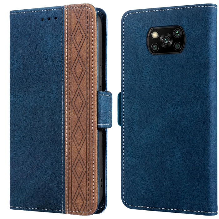Estuche para teléfono de cuero RFID con costuras laterales magnéticas, For Xiaomi Redmi 9, For Xiaomi Redmi 9A, For Xiaomi Redmi 9C, For Xiaomi Redmi 9T, For Xiaomi Redmi Note 9 Pro 4G / 9S, For Xiaomi Redmi Note 9 / 10X, For Xiaomi Redmi Note 9T 5G   ...