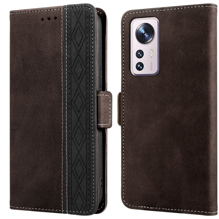 Estuche para teléfono de cuero RFID con costuras laterales magnéticas, For Xiaomi Redmi 9, For Xiaomi Redmi 9A, For Xiaomi Redmi 9C, For Xiaomi Redmi 9T, For Xiaomi Redmi Note 9 Pro 4G / 9S, For Xiaomi Redmi Note 9 / 10X, For Xiaomi Redmi Note 9T 5G   ...