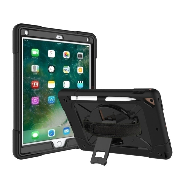 Estuche combinado de silicona + PC de color en contraste con soporte, For iPad 9.7, For iPad 10.2