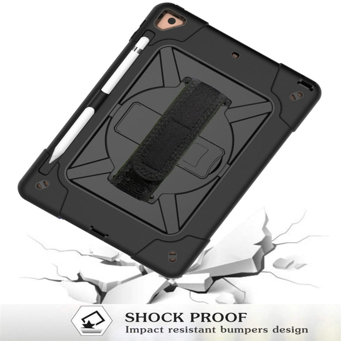 Estuche combinado de silicona + PC de color en contraste con soporte, For iPad 9.7, For iPad 10.2