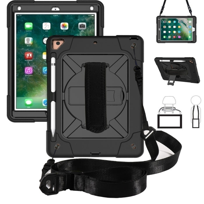 Estuche combinado de silicona + PC de color en contraste con soporte, For iPad 9.7, For iPad 10.2