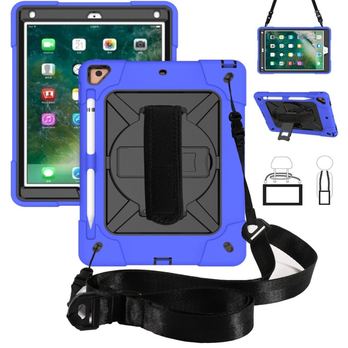 Estuche combinado de silicona + PC de color en contraste con soporte, For iPad 9.7, For iPad 10.2