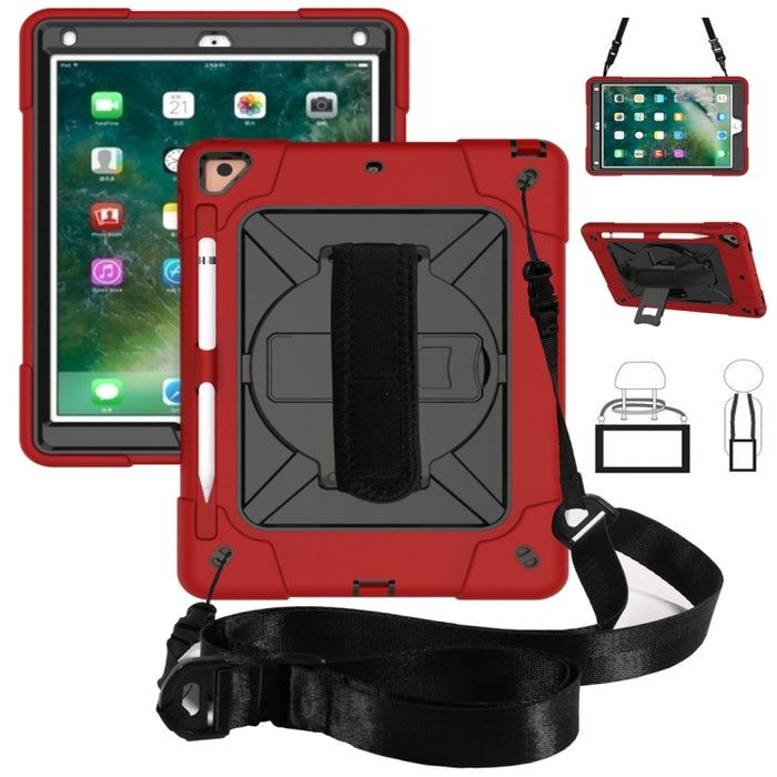 Estuche combinado de silicona + PC de color en contraste con soporte, For iPad 9.7, For iPad 10.2