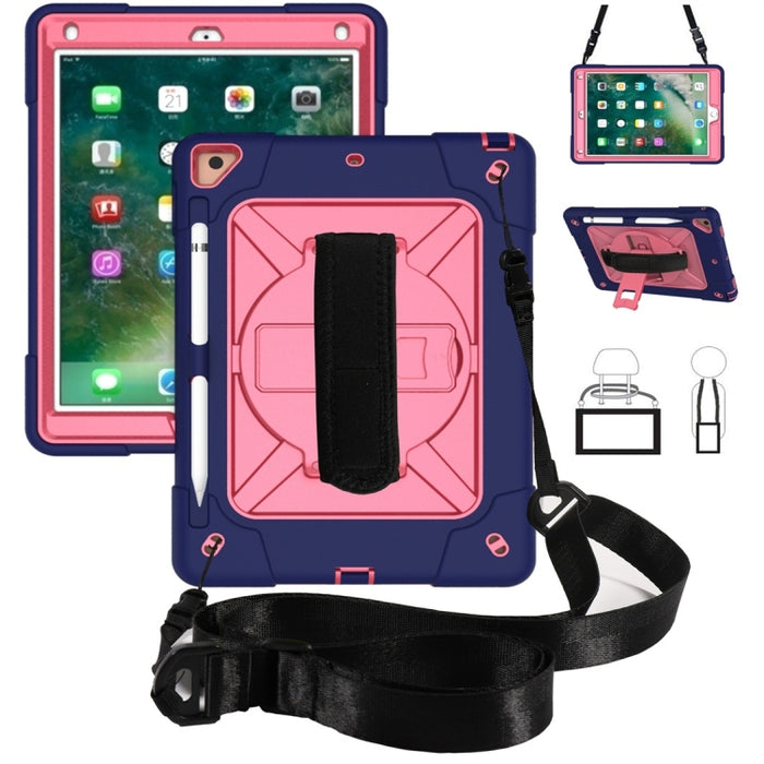 Estuche combinado de silicona + PC de color en contraste con soporte, For iPad 9.7, For iPad 10.2