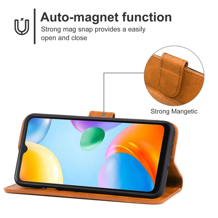 Funda de cuero para teléfono, For Samsung Galaxy M23 5G / F23, For OPPO Realme C31, For Xiaomi Redmi 10C, For ZTE Blade V40