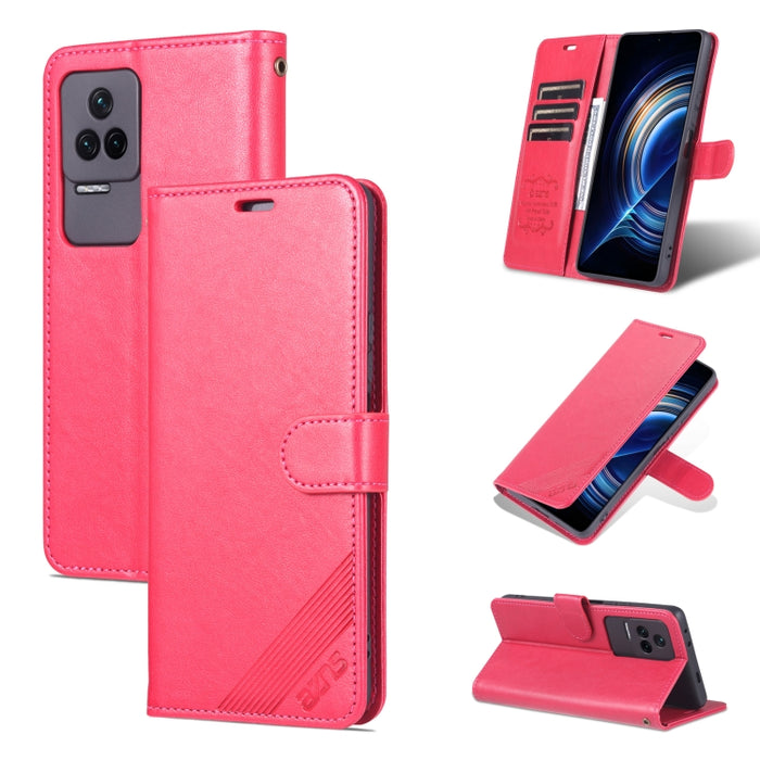 AZNS Estuche para teléfono de cuero con textura de piel de oveja, For Honor 60 SE, For Xiaomi Redmi K50 / K50 Pro