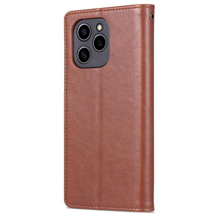 AZNS Estuche para teléfono de cuero con textura de piel de oveja, For Honor 60 SE, For Xiaomi Redmi K50 / K50 Pro