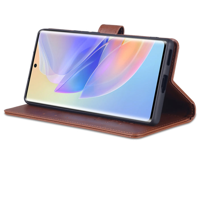 AZNS Estuche para teléfono de cuero con textura de piel de oveja, For Honor 60 SE, For Xiaomi Redmi K50 / K50 Pro