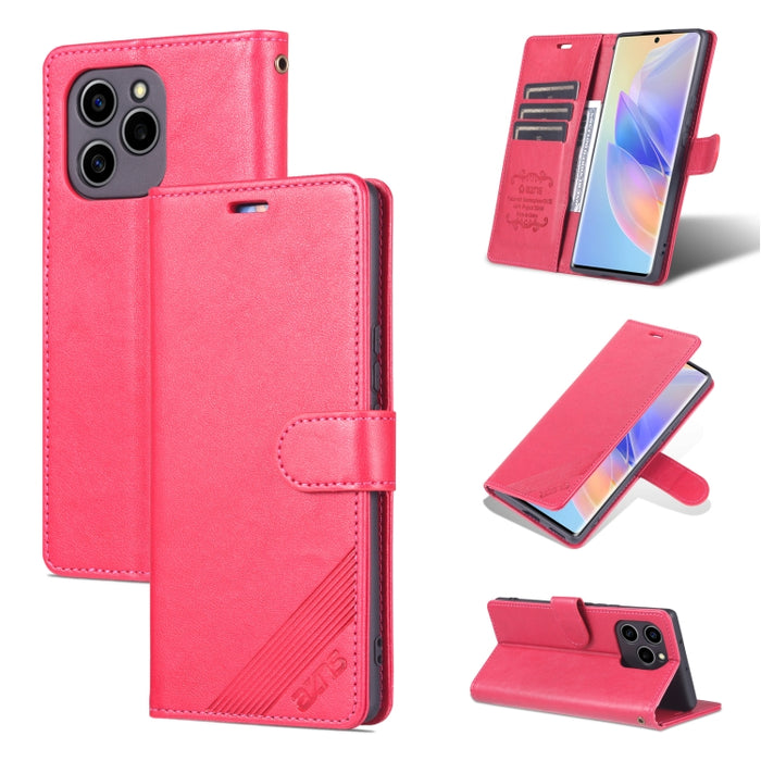 AZNS Estuche para teléfono de cuero con textura de piel de oveja, For Honor 60 SE, For Xiaomi Redmi K50 / K50 Pro