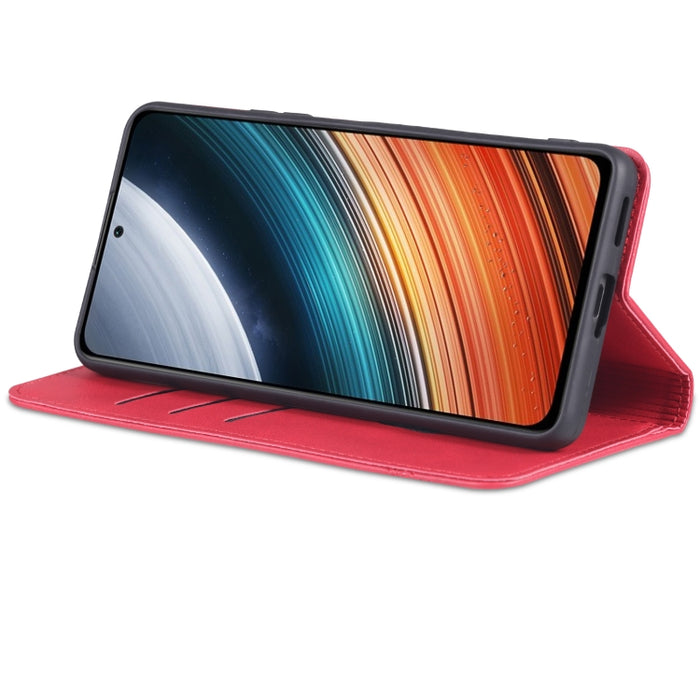 Estuche para teléfono de cuero con textura de becerro magnético AZNS, For Xiaomi Redmi K40S, For Xiaomi Redmi K50 / K50 Pro, For Samsung Galaxy A23 5G