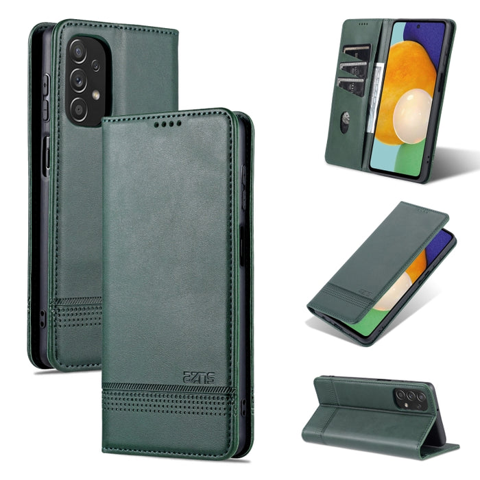 Estuche para teléfono de cuero con textura de becerro magnético AZNS, For Xiaomi Redmi K40S, For Xiaomi Redmi K50 / K50 Pro, For Samsung Galaxy A23 5G