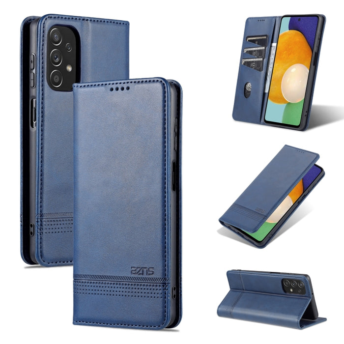 Estuche para teléfono de cuero con textura de becerro magnético AZNS, For Xiaomi Redmi K40S, For Xiaomi Redmi K50 / K50 Pro, For Samsung Galaxy A23 5G