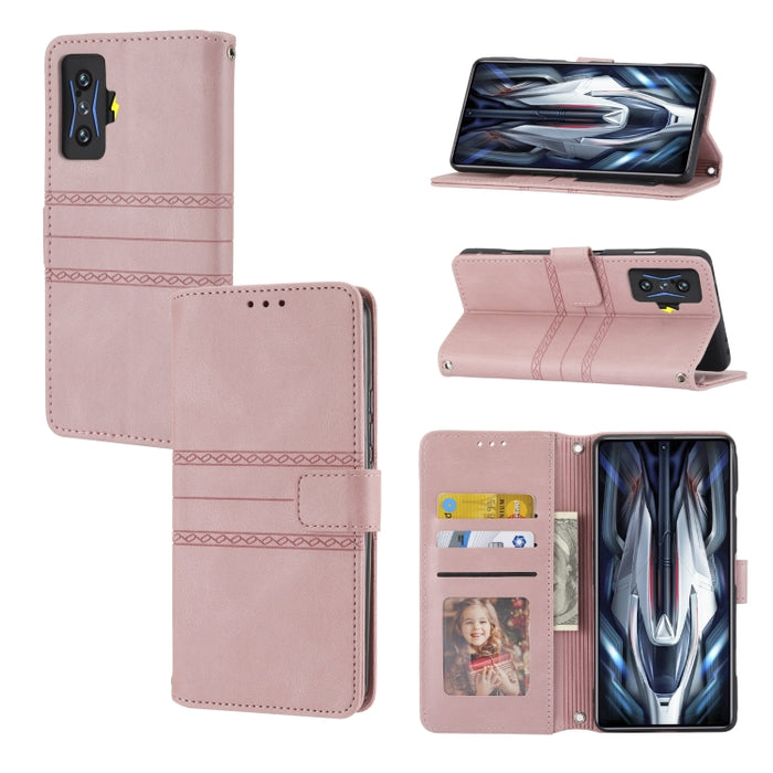 Estuche de cuero para teléfono con tapa horizontal con hebilla magnética a rayas en relieve, For Fujitsu Arrows F-52B, For OPPO A96 5G, For OPPO Reno7 5G, For OPPO Reno7 SE 5G, For OPPO Find X5, For OPPO Find X5 Pro, For OPPO Realme 9 Pro+             ...