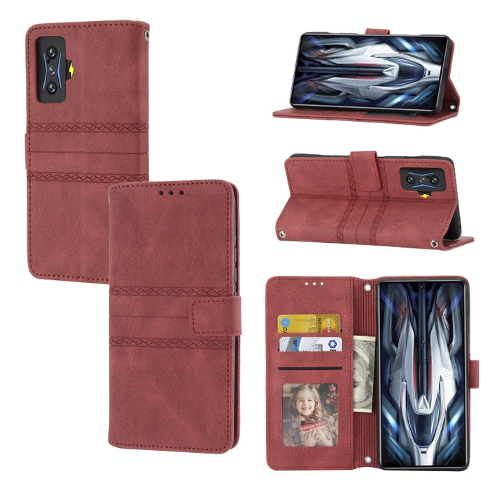 Estuche de cuero para teléfono con tapa horizontal con hebilla magnética a rayas en relieve, For Fujitsu Arrows F-52B, For OPPO A96 5G, For OPPO Reno7 5G, For OPPO Reno7 SE 5G, For OPPO Find X5, For OPPO Find X5 Pro, For OPPO Realme 9 Pro+             ...