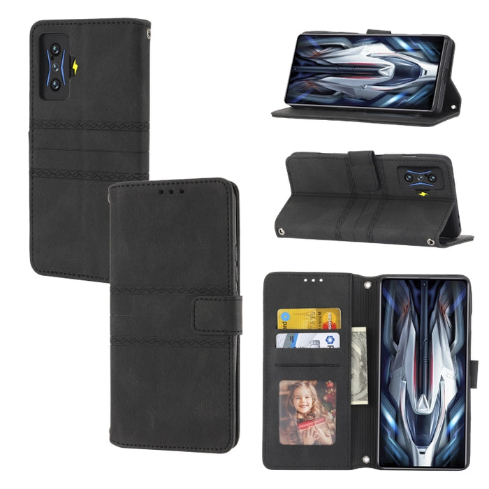 Estuche de cuero para teléfono con tapa horizontal con hebilla magnética a rayas en relieve, For Fujitsu Arrows F-52B, For OPPO A96 5G, For OPPO Reno7 5G, For OPPO Reno7 SE 5G, For OPPO Find X5, For OPPO Find X5 Pro, For OPPO Realme 9 Pro+             ...